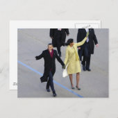 Carte Postale Barack & Michele Obama (Devant / Derrière)