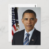 Carte Postale Barack Obama (Devant / Derrière)