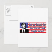 Carte Postale Barack Obama (Devant / Derrière)