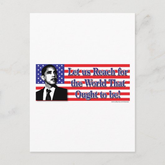 Carte Postale Barack Obama (Devant)