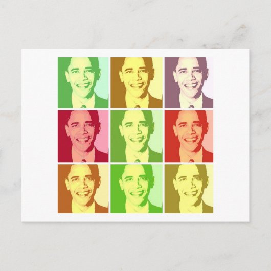 Carte Postale Barack Obama (Devant)