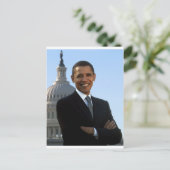 Carte Postale Barack Obama (Debout devant)