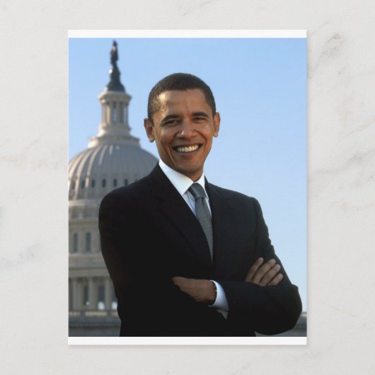 Carte Postale Barack Obama (Devant)