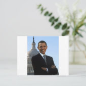 Carte Postale Barack Obama (Debout devant)