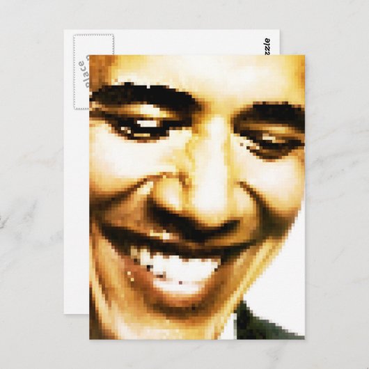 Carte Postale Barack Obama (Devant / Derrière)