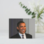 Carte Postale Barack Obama (Debout devant)