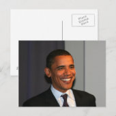 Carte Postale Barack Obama (Devant / Derrière)