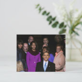 Carte Postale Barack Obama (Debout devant)