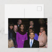 Carte Postale Barack Obama (Devant / Derrière)