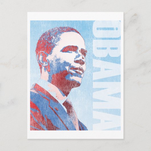 Carte Postale Barack Obama 2008 (Devant)