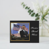 Carte Postale Barack Obama 2009 (Debout devant)