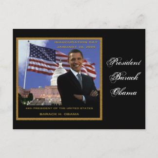 Carte Postale Barack Obama 2009