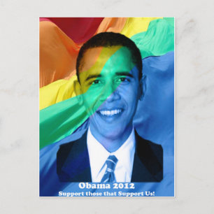 Carte Postale Barack Obama 2012