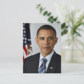 Carte Postale BARACK OBAMA 44ème Président des Etats-Unis (Debout devant)
