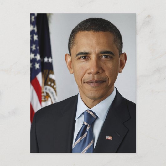 Carte Postale BARACK OBAMA 44ème Président des Etats-Unis (Devant)
