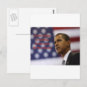 Carte Postale Barack Obama Choisi (Devant / Derrière)
