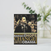 Carte Postale Barack Obama Hope (Debout devant)