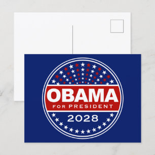 Carte Postale Barack Obama Président 2028