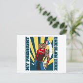 Carte Postale Barack Obama Slam Dunk (Debout devant)