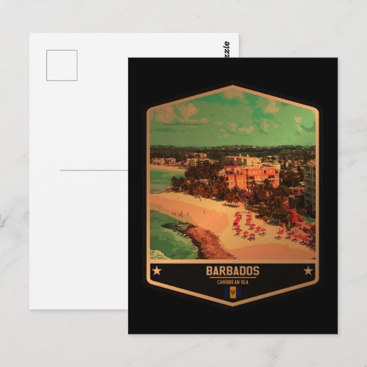 Carte Postale Barbade (Devant / Derrière)