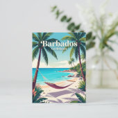 Carte Postale Barbade (Debout devant)