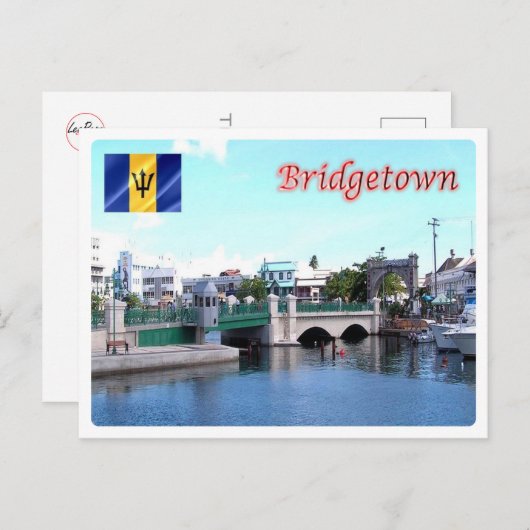 Carte Postale Barbade - Bridgetown - (Devant / Derrière)