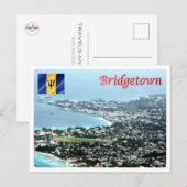 Carte Postale Barbade - Bridgetown - (Devant / Derrière)
