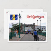 Carte Postale Barbade - Bridgetown - (Devant / Derrière)