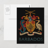Carte Postale Barbade vintage (Devant / Derrière)