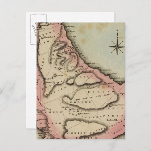 Carte Postale Barbades 2 (Devant / Derrière)