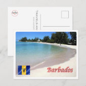 Carte Postale Barbados - The Beach - (Devant / Derrière)