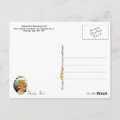 Carte Postale Barbara Bush, Première Dame des Etats-Unis (Dos)