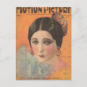 Carte Postale Barbara La Marr 1924 magazine cinéma (Devant)