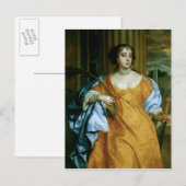 Carte Postale Barbara Villiers duchesse de Cleveland (Devant / Derrière)
