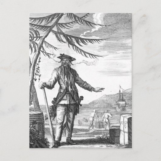 Carte Postale Barbe noire (Devant)