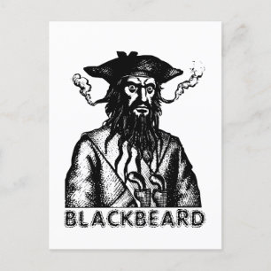 Carte Postale Barbe noire