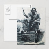 Carte Postale Barbe Noire approchant (Devant / Derrière)