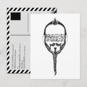 Carte Postale barbe tressée (Devant / Derrière)