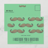 Carte Postale Barbe verte drôle (Devant / Derrière)