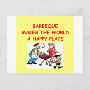 Carte Postale barbecue
