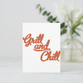 Carte Postale barbecue (Debout devant)