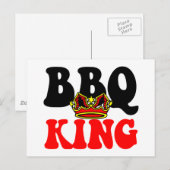 Carte Postale Barbecue King (Devant / Derrière)