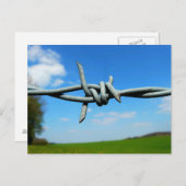 Carte postale Barbed-Wire Fence (Devant / Derrière)