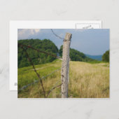 Carte Postale Barbelé Fencepost (Devant / Derrière)