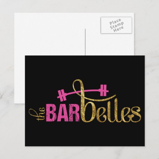 Carte postale BarBelles (Devant / Derrière)