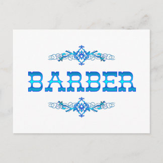CARTE POSTALE BARBER