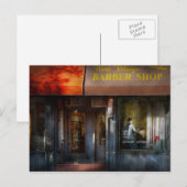 Carte Postale Barber - NY - West Village Barber Shop (Devant / Derrière)