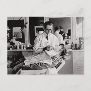 Carte Postale Barber Shop, 1923