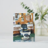 Carte Postale Barber Shop One Chaise (Debout devant)