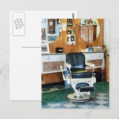 Carte Postale Barber Shop One Chaise (Devant / Derrière)
